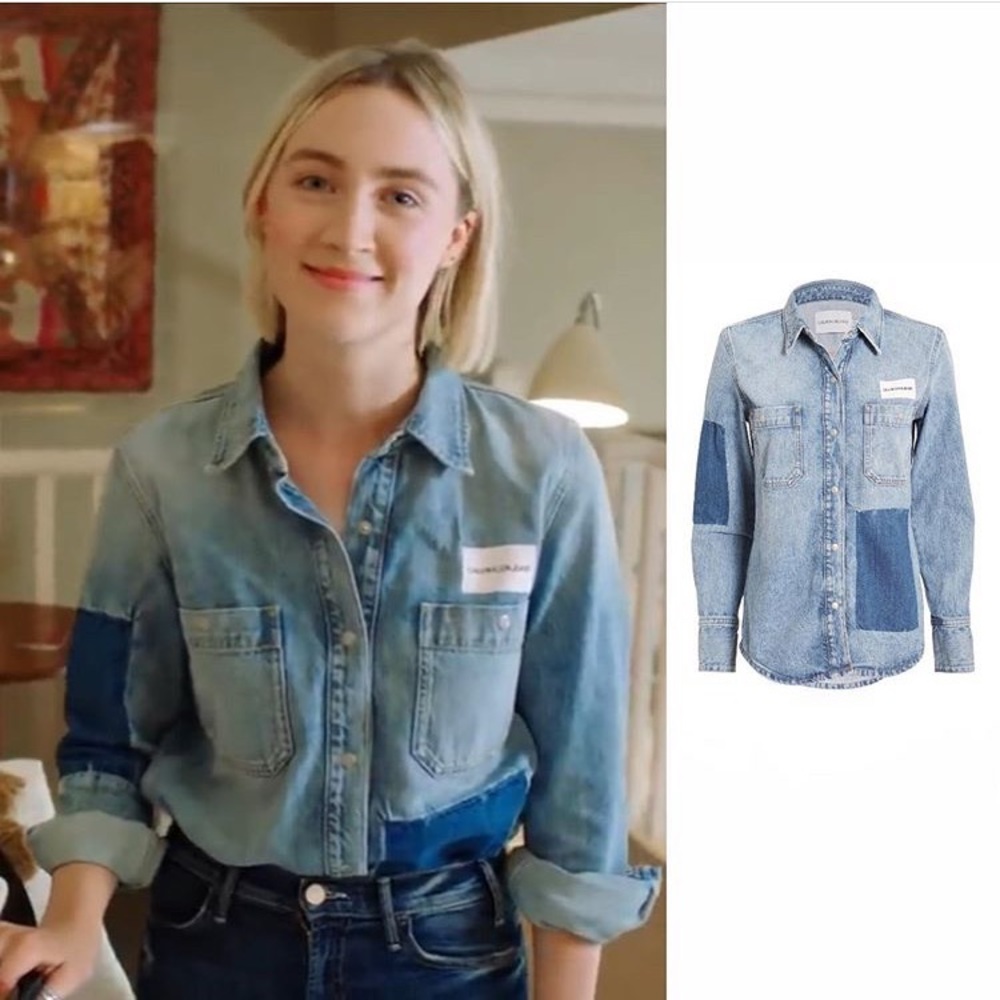 Calvin Klein Jeans Utility Patch Denim Shirt